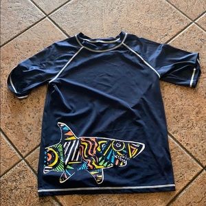 Shark swim shirt